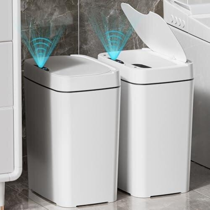 Smart Sensor Trash Bin 2 Pack - 2.7 Gal, 37% OFF