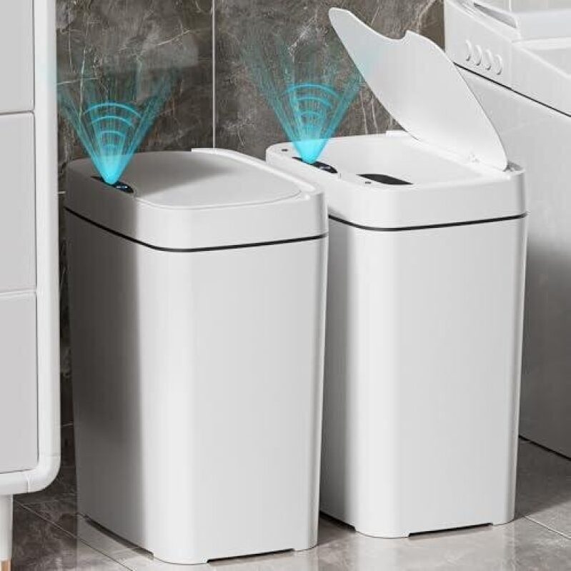 Smart Sensor Trash Bin 2 Pack - 2.7 Gal, 37% OFF
