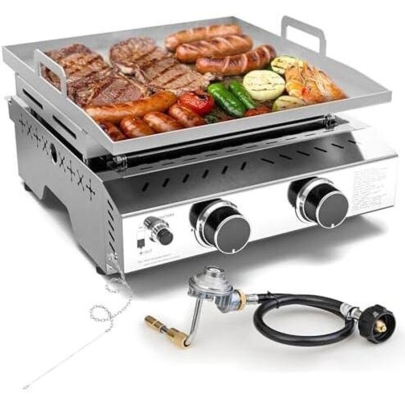 OutdoorChef Stainless Steel Dual Burner Grill - 16000 BTU - 50% Discount