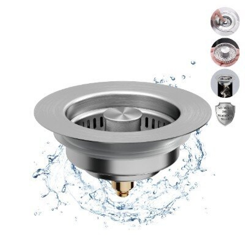 High-Efficiency Stainless Steel Kitchen Sink Drain with Filter