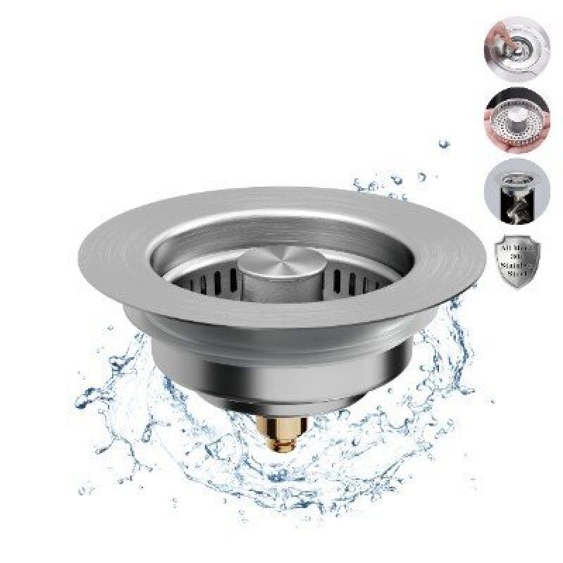 High-Efficiency Stainless Steel Kitchen Sink Drain with Filter