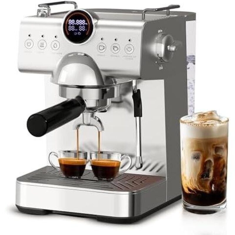 Half-Automatic Milk Foam Espresso Machine - 42% Discount