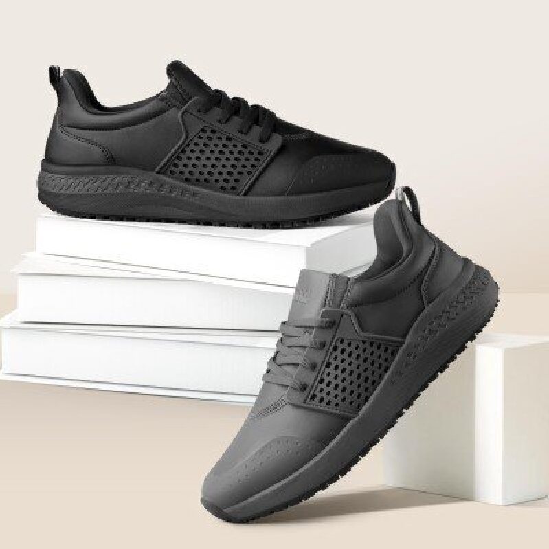 AEHAO Men's Anti-Slip Work Shoes - Perfect for Long Shifts