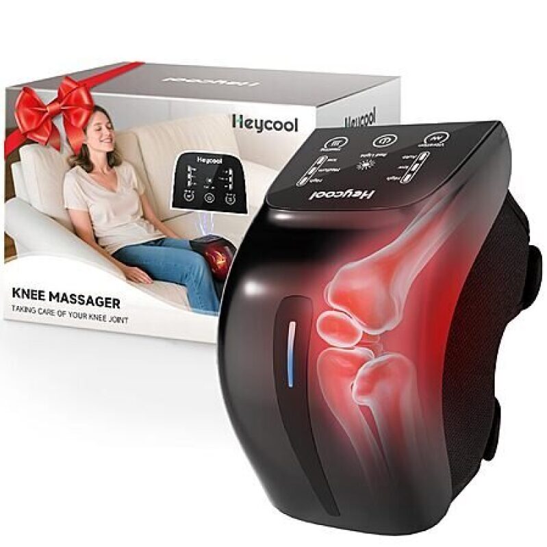 Affordable Heycool Knee Massager with Heat & Vibration - Prime Deal