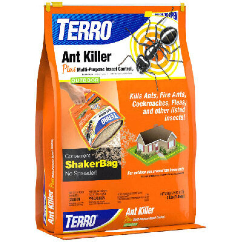 Terro Ant Killer Plus 3-Pound Outdoor Insect Control - Effective and Easy to Use