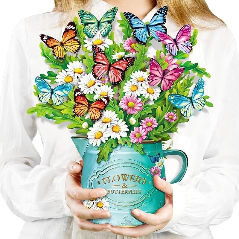 Airpark Pop Up Flower Cards - Stunning 3D Paper Bouquet