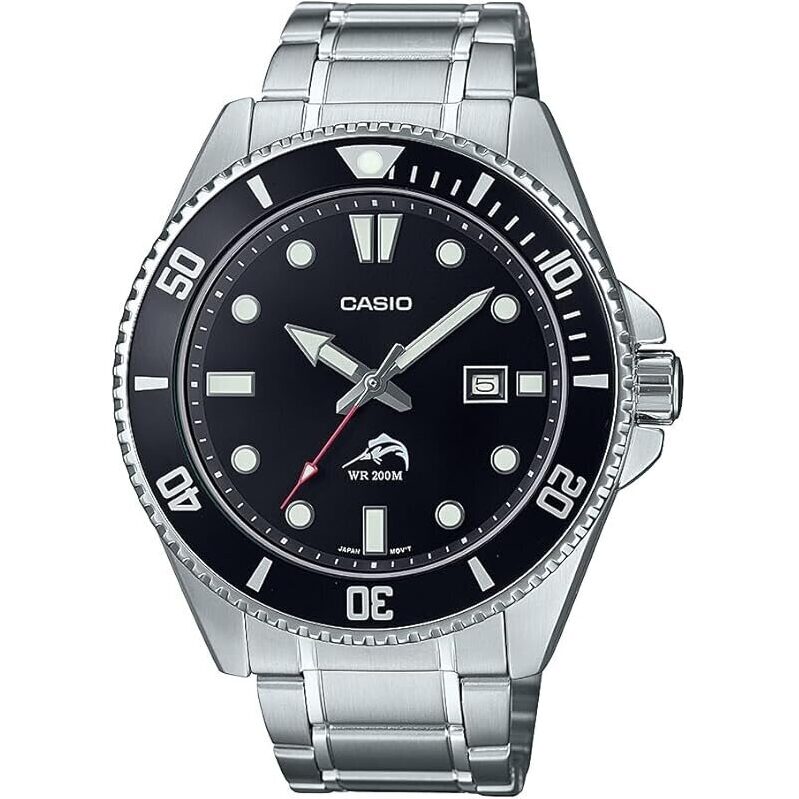 Casio Men's Dive-Style Watch: Premium Stainless Steel, 200M Water Resistance