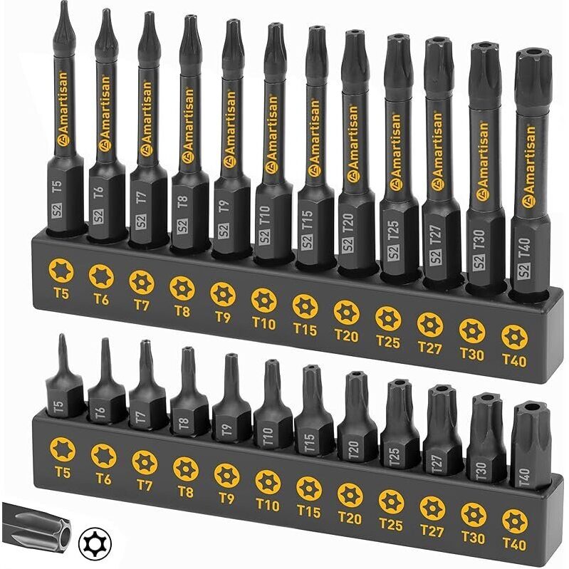 Amartisan Torx Bit Set 24-Piece: Essential for Precision Repairs