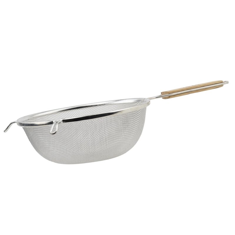 Winco 8-inch Single Mesh Strainer Medium, Tin