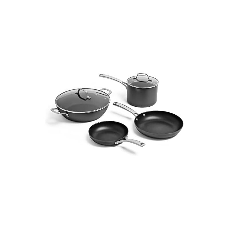 Calphalon Classic 6-Pc Hard-Anodized Nonstick Cookware Set - Superior Performance