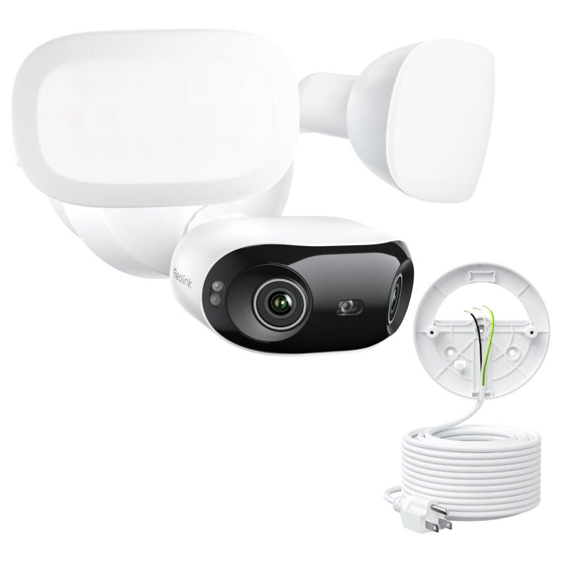 REOLINK Elite Floodlight WiFi with Plug-in Power Cable - Smart Security Solution