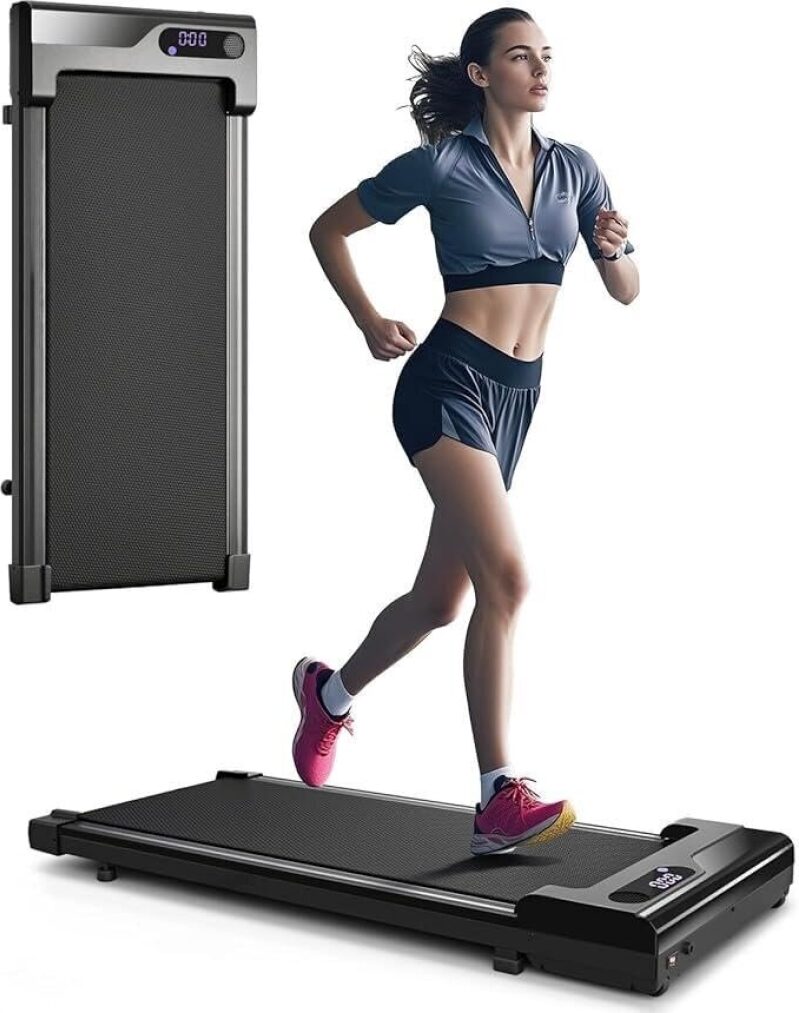 Vhorilix 2.5HP Portable Mini Walking Pad Treadmill w/Remote