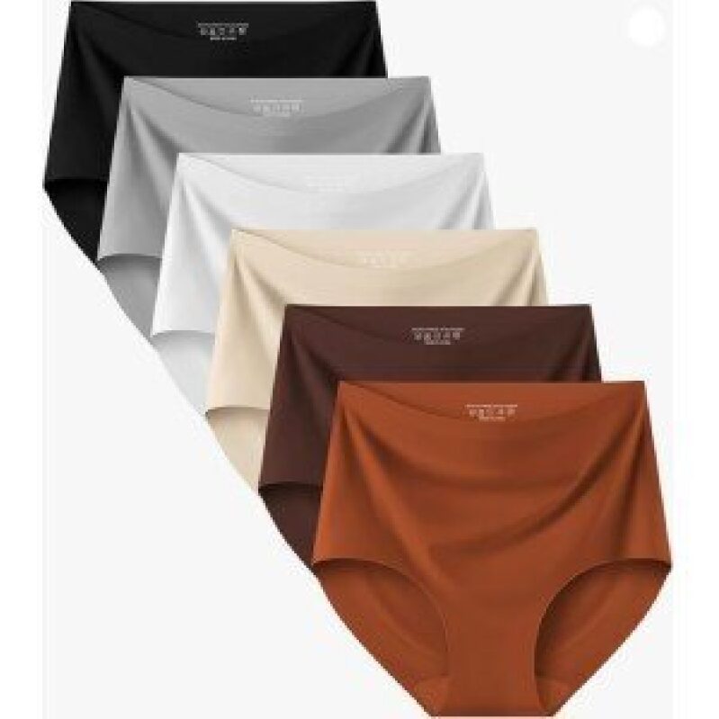 Kalapa Women's High-Waist Seamless Underwear 6-Pack