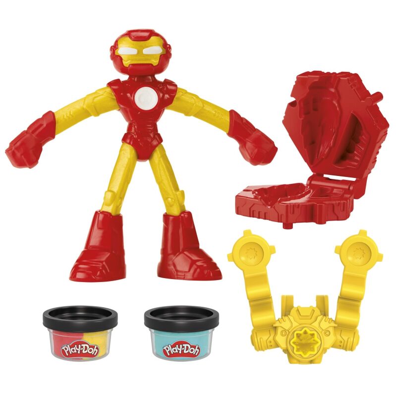 Play-Doh Marvel Iron Man Blast Launcher - Creative Playset