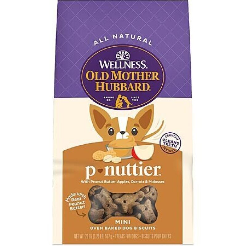 Old Mother Hubbard P-Nuttier Peanut Butter Flavor Mini Dog Biscuits