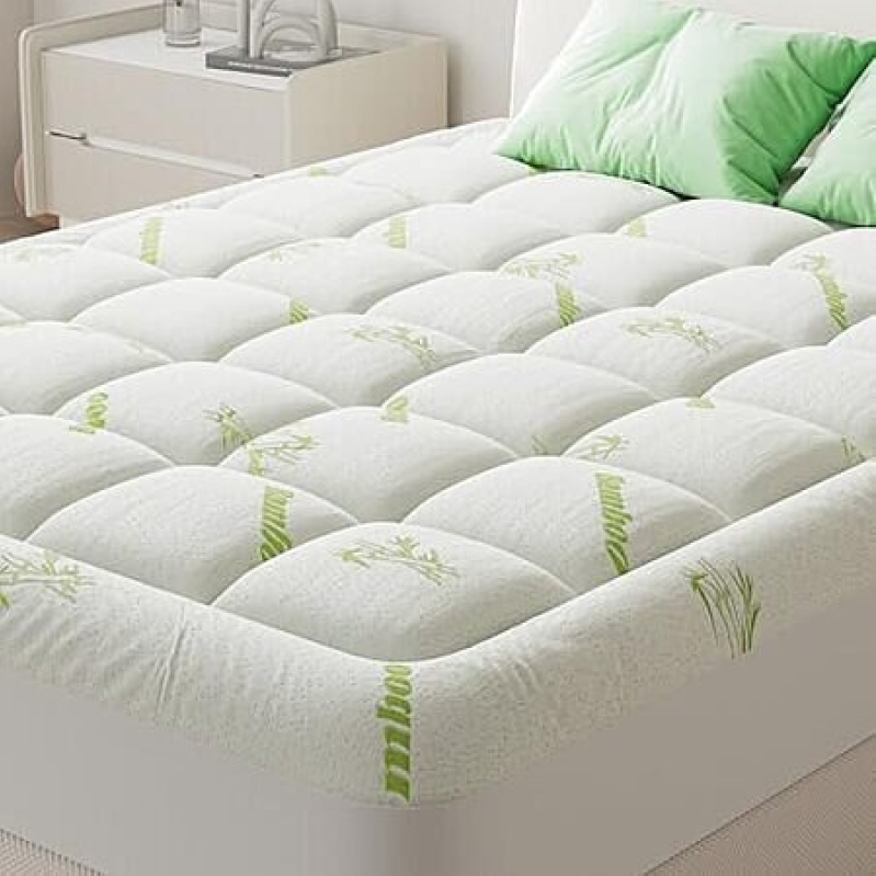 DUMOS Ultra Soft Cooling Pillow Top Mattress Topper Pad (Queen) - $24.98