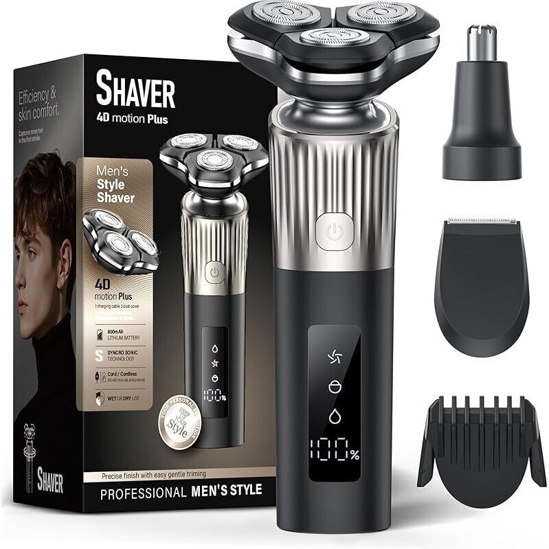 Efficient and Comfortable Electric Shaver for Men - 8011 Series Travel Kit