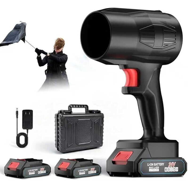 Restaswork 21V Cordless Leaf Blower with 990,000 RPM Motor