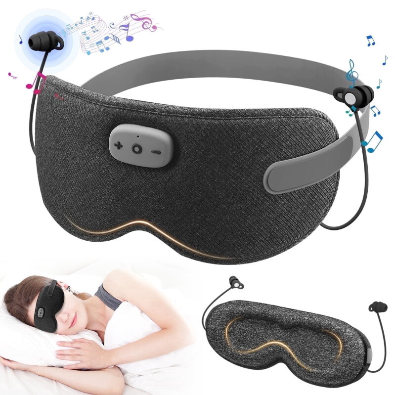 Aptkdoe Sleep Headphones: Premium Sleep Mask with HD Stereo Speakers