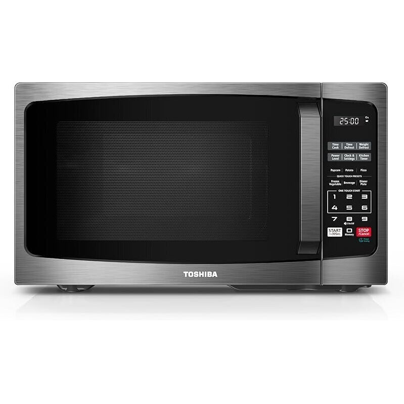 Compact and Efficient Small Microwave Oven by TOSHIBA