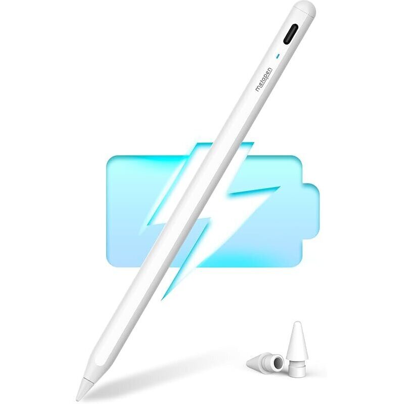 Metapen Pencil A8 Stylus Pen for Apple iPad - Efficient, Smart, and Long-Lasting