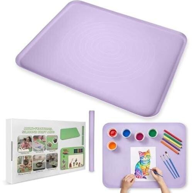 Waterproof Silicone Craft Mat - Ideal for Kids' Art Projects