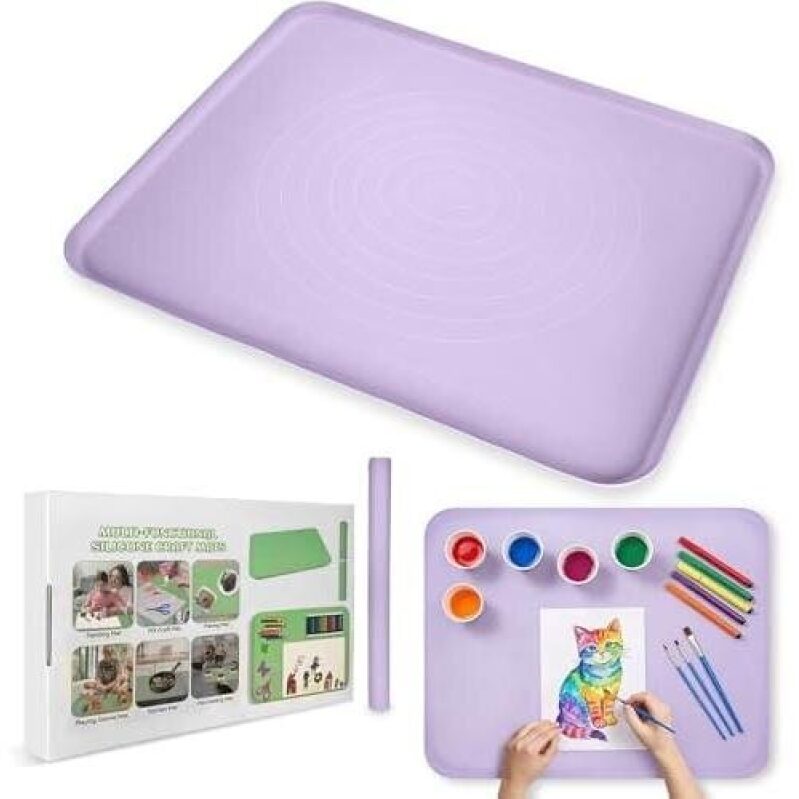 Waterproof Silicone Craft Mat - Ideal for Kids' Art Projects