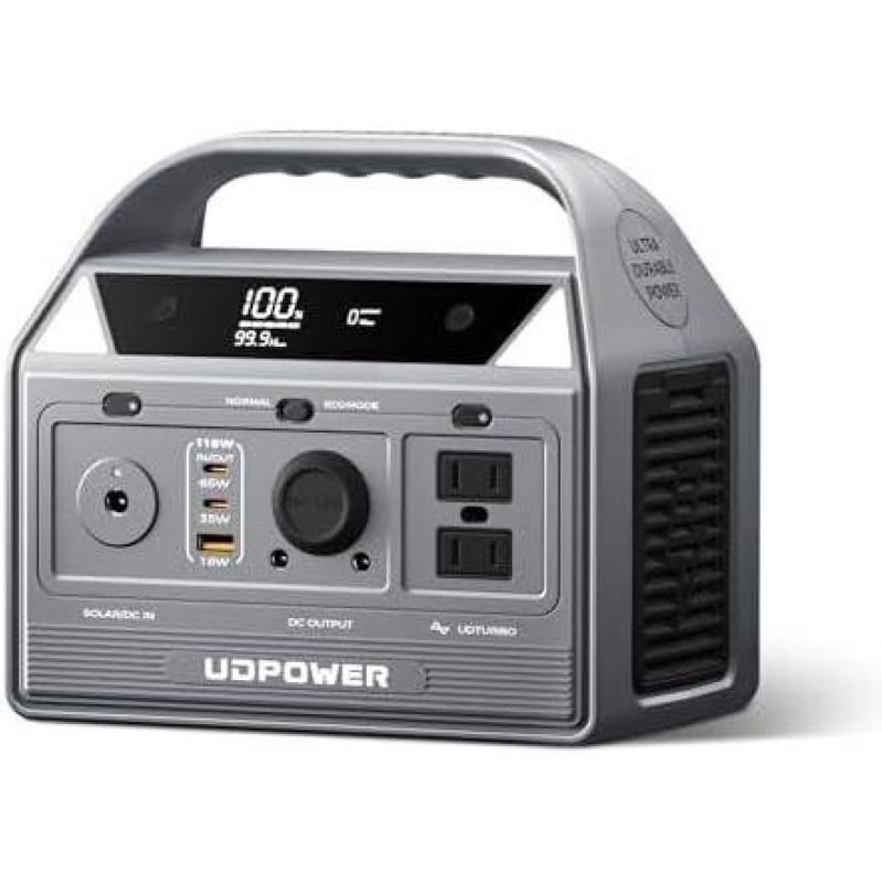 UPOWER C400 256Wh Portable Power Station - Reliable Backup Power for Camping and Emergencies