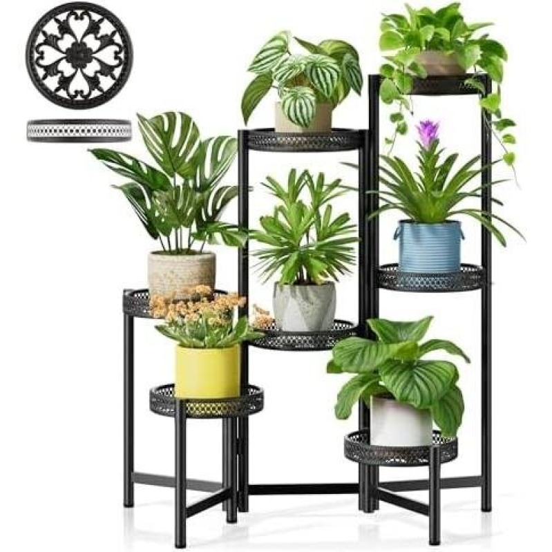 7-Layer Large Metal Plant Stand - 35% Off