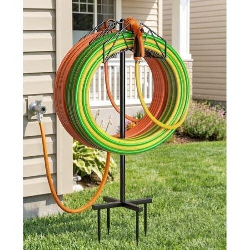 Double-Sided Heavy-Duty Garden Hose Holder 50% Discount