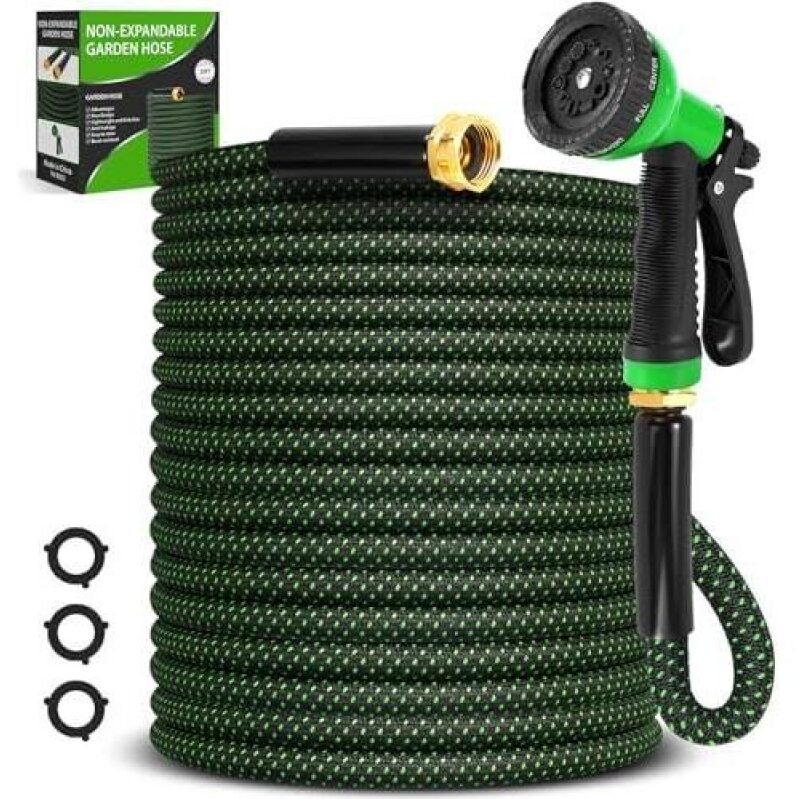 50ft Expandable Garden Hose with 10 Function Nozzle - 70% OFF