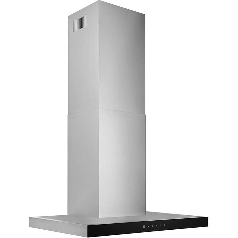Broan-NuTone 30-in T-Style Chimney Range Hood with LED Lighting - Powerful Kitchen Ventilation