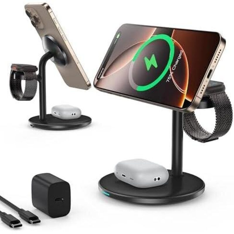 MagSafe Charger Station with 67% Discount: Charge Multiple Apple Devices Effortlessly