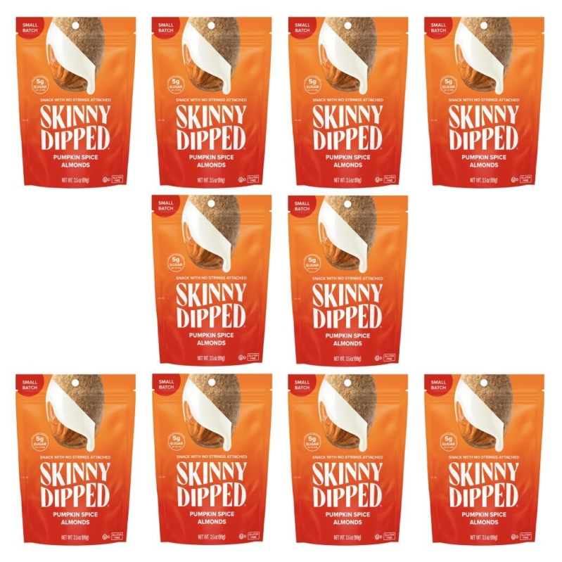 Today Only: 10-pack SkinnyDipped Pumpkin Spice Almonds for $18 Shipped