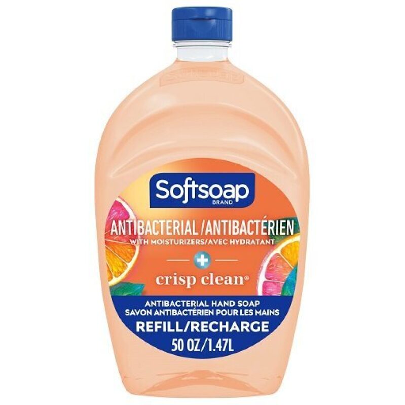 Softsoap Antibacterial Hand Soap - Crisp Clean Citrus Scent, 50 oz