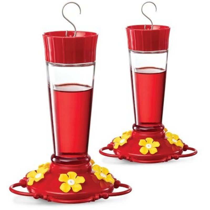 SEWANTA Hummingbird Feeders - 2 Pack, 10 oz, Red, Discounted to $21.99