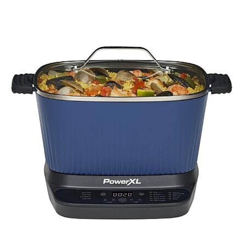 PowerXL StirMax 9-in-1 Digital Multi-Cooker with Automatic Paddle
