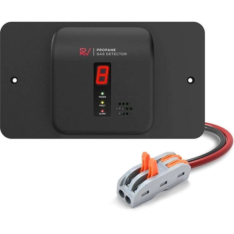 Leakbee RV Propane Gas Detector R601 with Real-Time Display & High-Decibel Alarm