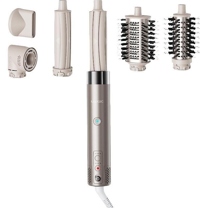 KAUGIC 6-in-1 Hot Air Hair Styler Dryer Multi-Styler - Versatile Hair Styling Tool