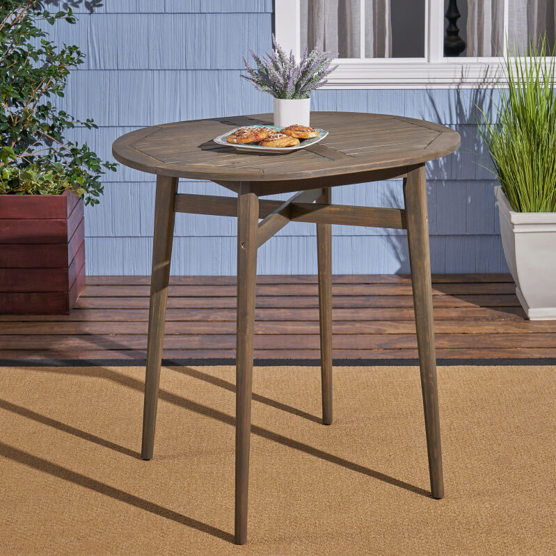 Elevate Your Outdoor Space with Jaxson's 39-inch Acacia Wood Patio Table