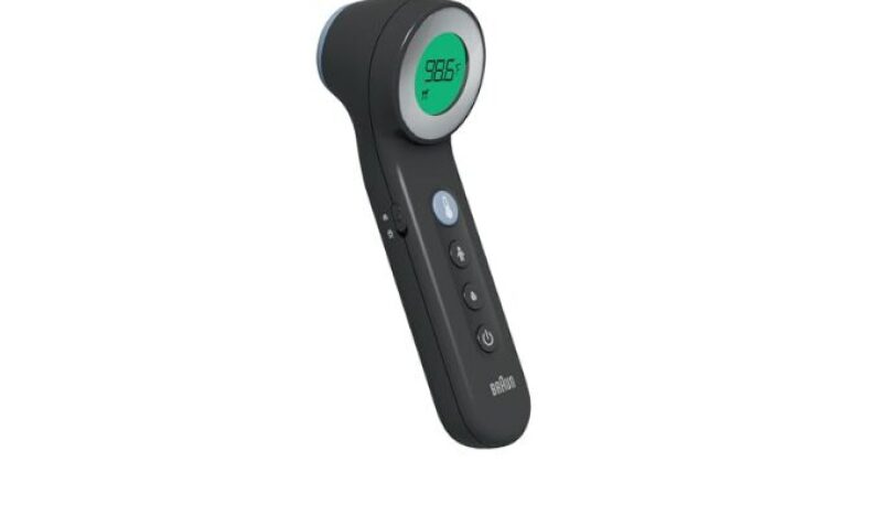 Braun Sensian 7 Forehead 3-in-1 Non-Contact Infrared Thermometer for Kids
