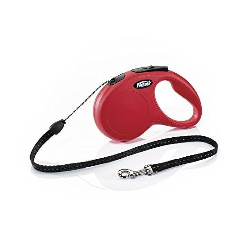 Flexi Classic Retractable Dog Leash - 16ft, Small Size, Red