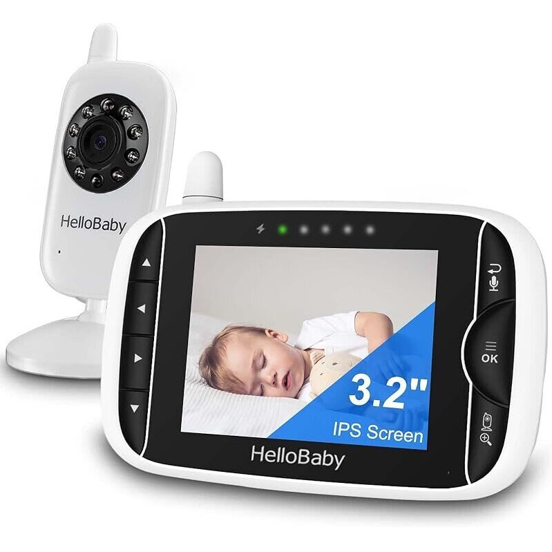 HelloBaby Video Baby Monitor with Camera HB32: High-Quality, Affordable, and Reliable