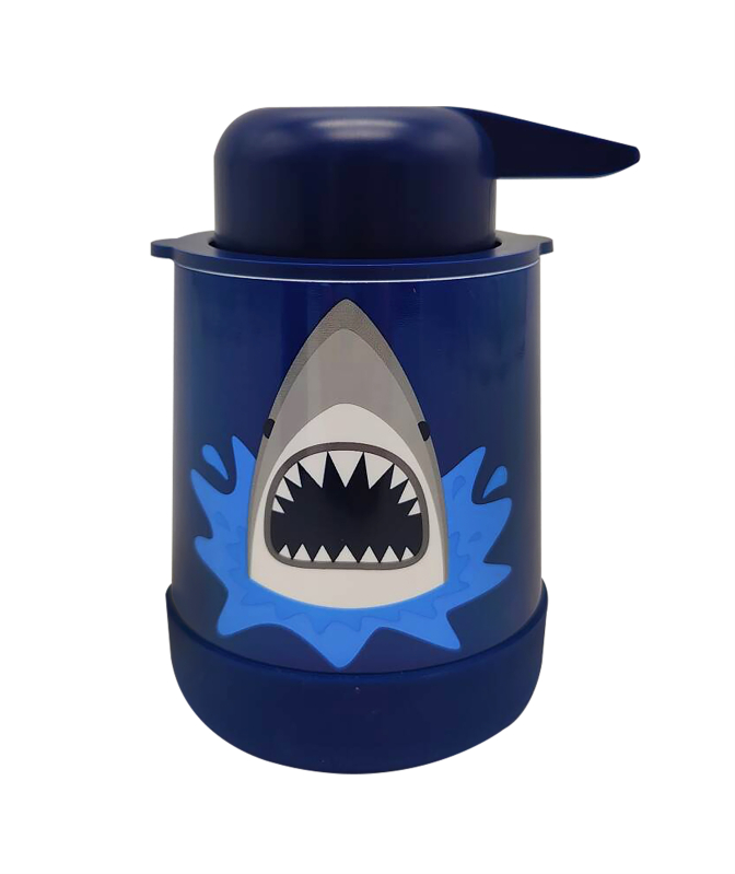 Your Zone Kids Shark Soap Pump with Non-Slip Bottom