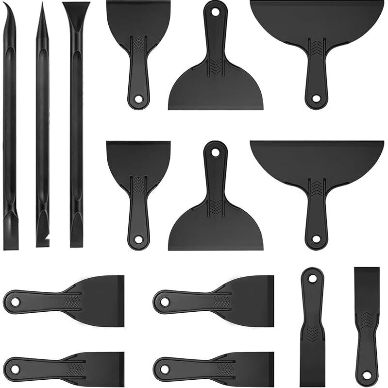 15 Pack Breeker Putty Knife for Spackling - Ultimate Tool Set for Spackle, Drywall Repairs, and Paint Scraping