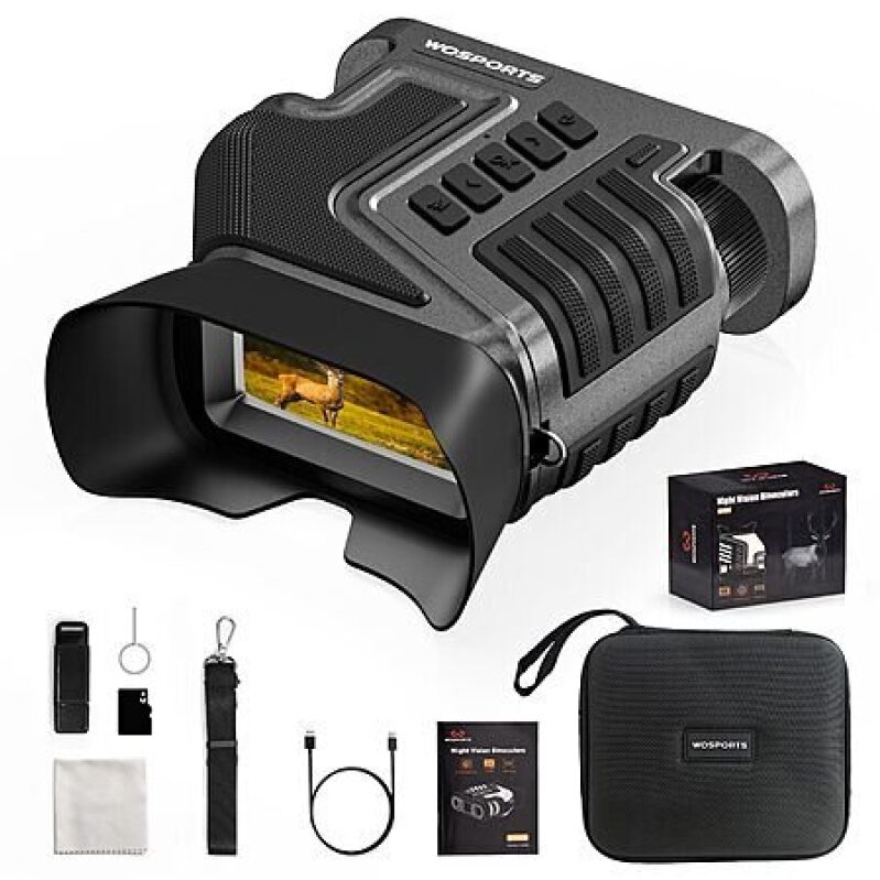 High-Quality 4K Night Vision Goggles: 16MP, 80x Magnification, 1015FT Vision