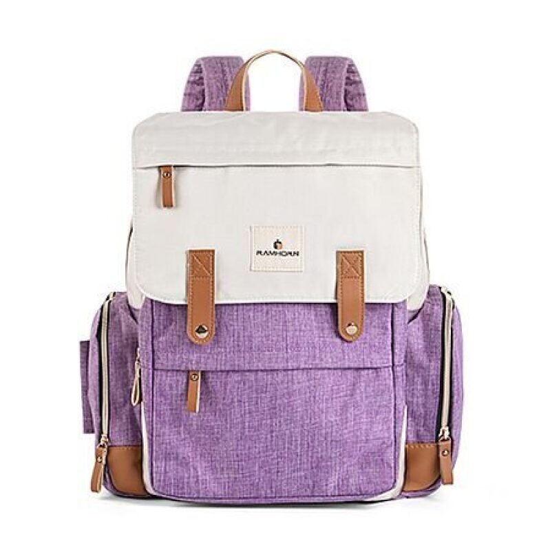 Affordable Diaper Bag Backpack with Insulated Pockets and Laptop Compartment