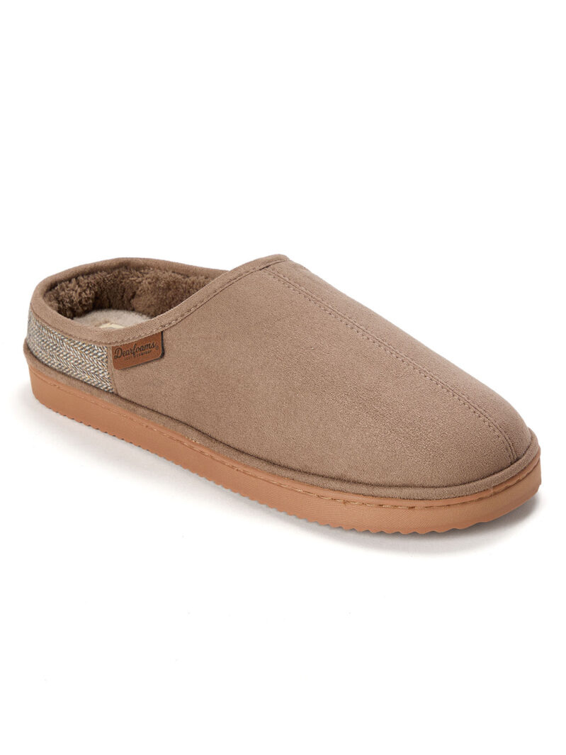Dearfoams Cozy Comfort Mens Piece Clog Slippers
