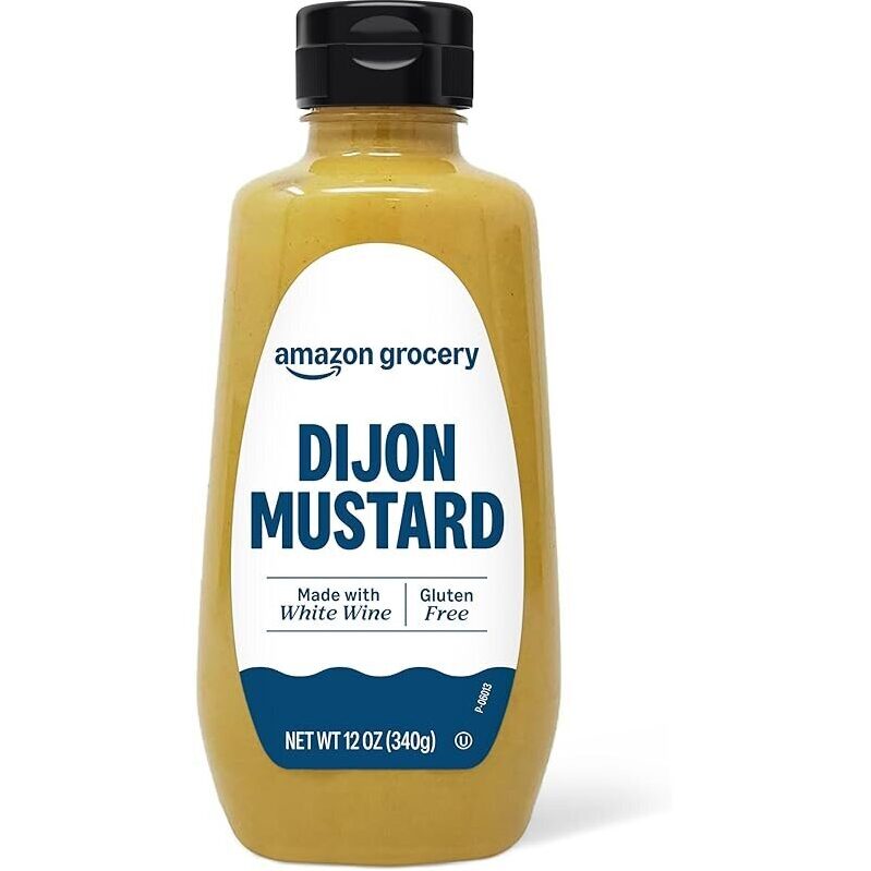 Premium Quality Dijon Mustard by Amazon Grocery - Versatile Condiment