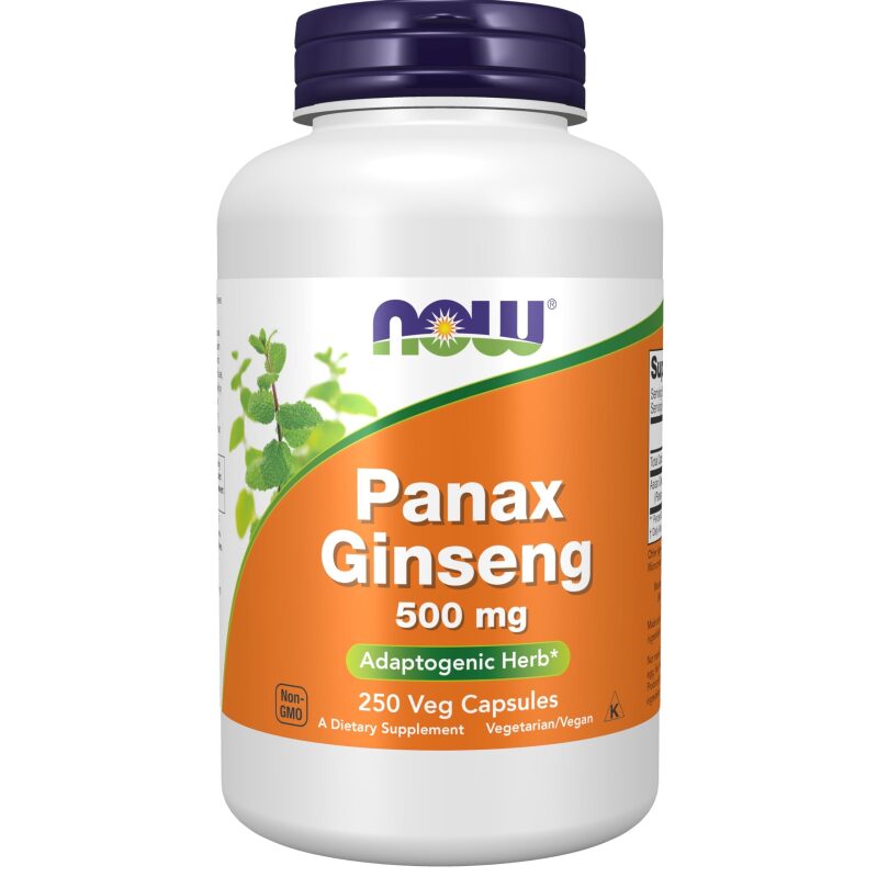 Now Foods Panax Ginseng Extract Capsules - Boost Vitality & Wellness